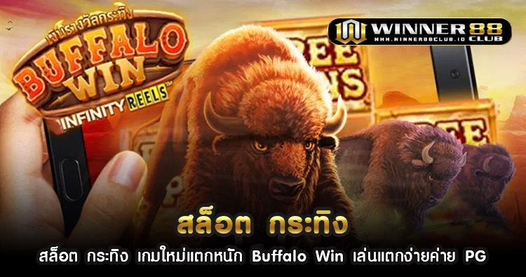 สล็อต กระทิง เกมใหม่แตกหนัก Buffalo Win เล่นแตกง่ายค่าย PG 1